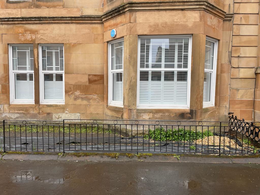Bay Window Shutters in Glasgow