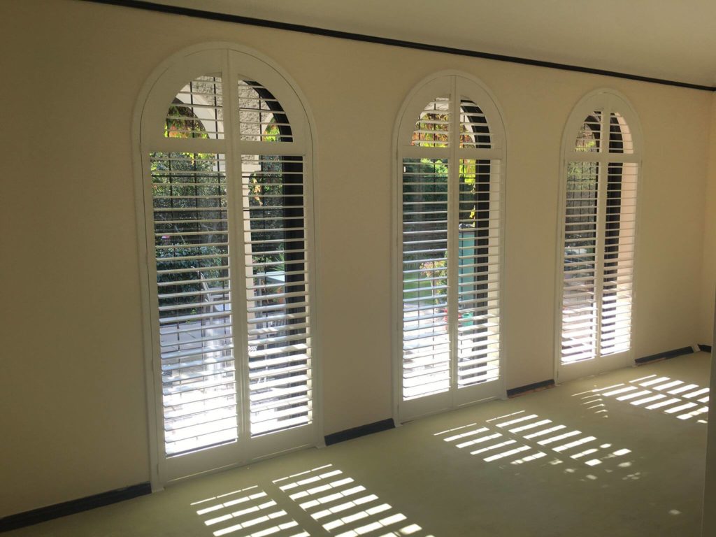 Derbyshire arch shutters special shape light reflection
