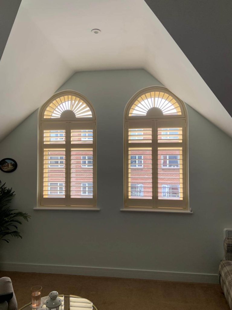 Arched shape shutters