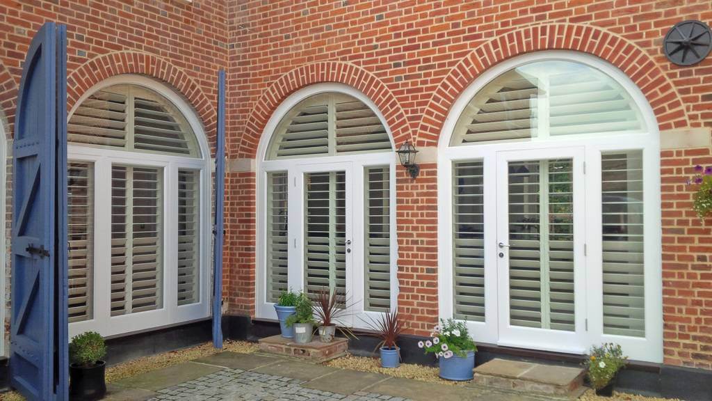 arched shaped  shutters
