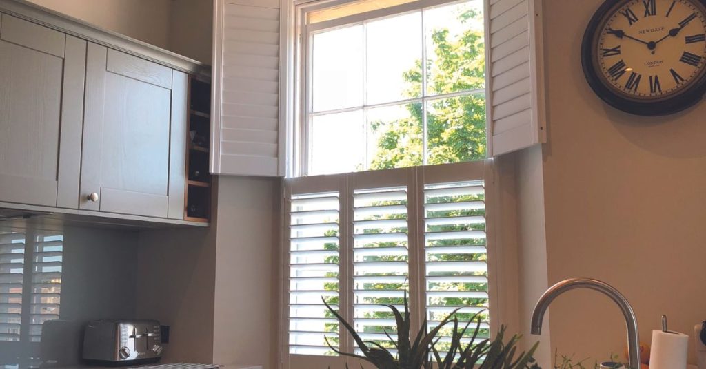 Image of shutters on a window. 